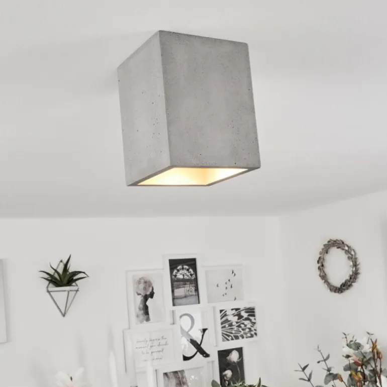 Plafonnier Stettler Gris, 1 lumière