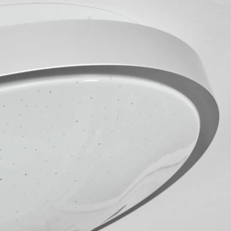 Plafonnier Subles LED Argenté, Blanc, 1 lumière, Détecteur de mouvement