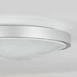 Plafonnier Subles LED Argenté, Blanc, 1 lumière, Détecteur de mouvement