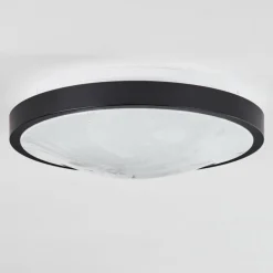 Plafonnier Subles LED Noir, Blanc, 1 lumière, Détecteur de mouvement