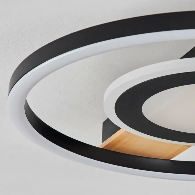 Plafonnier Taboneira LED Écru, Noir, Blanc, 1 lumière