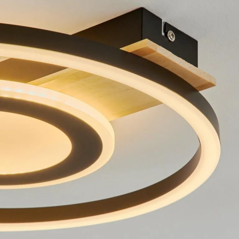 Plafonnier Taboneira LED Écru, Noir, Blanc, 1 lumière