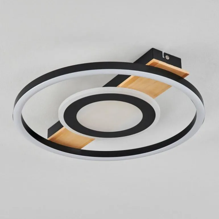 Plafonnier Taboneira LED Écru, Noir, Blanc, 1 lumière