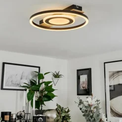 Plafonnier Taboneira LED Écru, Noir, Blanc, 1 lumière