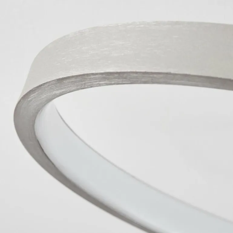 Plafonnier Tagsdorff LED Chrome, Nickel mat, 1 lumière