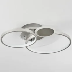 Plafonnier Tagsdorff LED Chrome, Nickel mat, 1 lumière