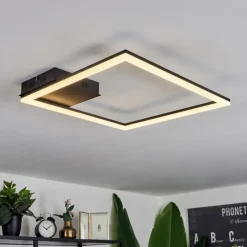 Plafonnier Taleta LED Noir, 1 lumière