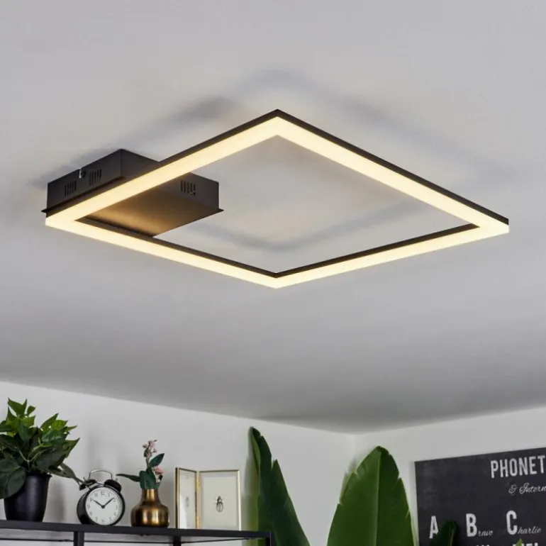 Plafonnier Taleta LED Noir, 1 lumière