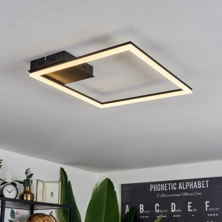 Plafonnier Taleta LED Noir, 1 lumière