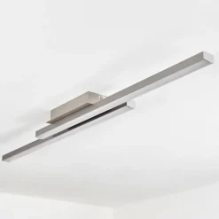 Plafonnier Tamizat LED Nickel mat, 2 lumières, Changeur de couleurs