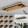 Plafonnier Tojeirinha LED Écru, Noir, 2 lumières