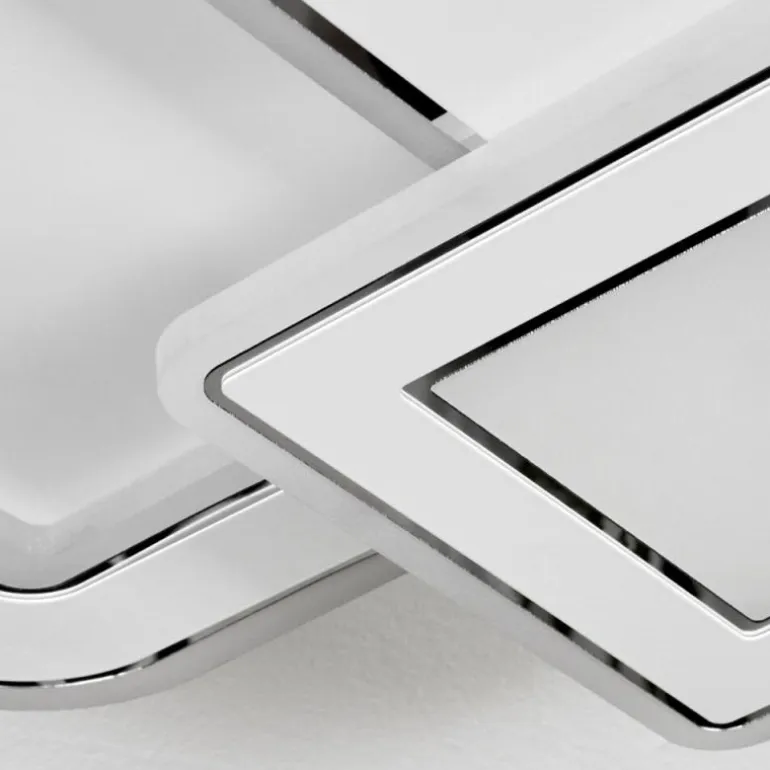 Plafonnier Tomazes LED Blanc, 1 lumière, Télécommandes