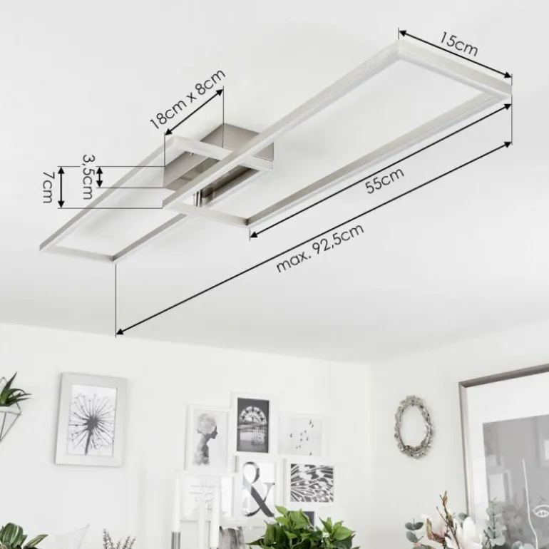 Plafonnier Torres LED Blanc, 1 lumière