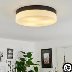 Plafonnier Valpedre Noir, 3 lumières