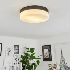 Plafonnier Valpedre Noir, 2 lumières