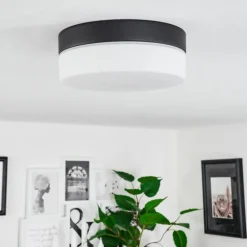 Plafonnier Valpedre Noir, 1 lumière