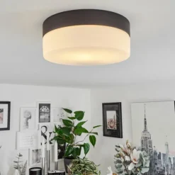 Plafonnier Valpedre Noir, 1 lumière