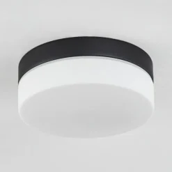 Plafonnier Valpedre Noir, 1 lumière