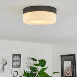 Plafonnier Valpedre Noir, 1 lumière