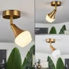 Plafonnier Venizy Vieux laiton, 1 lumière