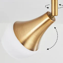 Plafonnier Venizy Vieux laiton, 1 lumière