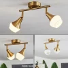 Plafonnier Venizy Vieux laiton, 2 lumières
