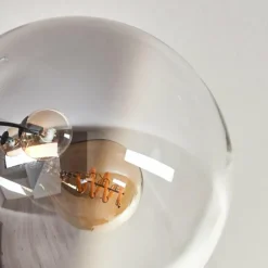 Plafonnier - Verre 10 cm, 12 cm, 15 cm Gastor Ambre, Fumé, 7 lumières
