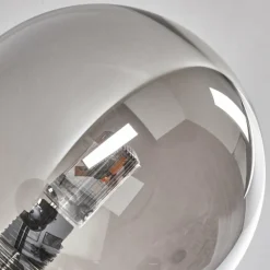 Plafonnier - Verre 12 cm, 15 cm Chehalis Fumé, 6 lumières