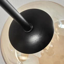 Plafonnier - Verre 12 cm, 15 cm Chehalis Ambre, Clair, 6 lumières