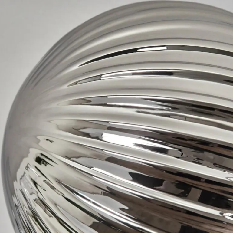 Plafonnier - Verre 12 cm, 15 cm Chehalis Fumé, 6 lumières
