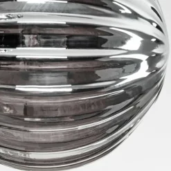 Plafonnier - Verre 10 cm, 12 cm, 15 cm Chehalis Fumé, 8 lumières