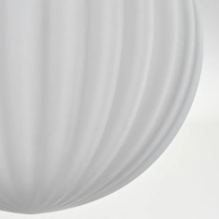 Plafonnier - Verre 10 cm, 12 cm, 15 cm Chehalis Blanc, 10 lumières