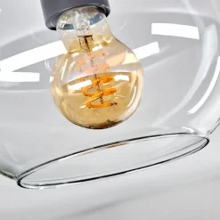 Plafonnier - Verre 20 cm Apedo Clair, 1 lumière