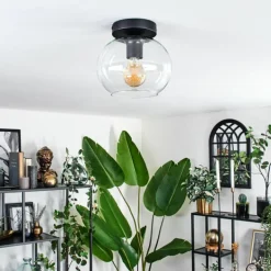 Plafonnier - Verre 20 cm Apedo Clair, 1 lumière