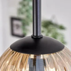 Plafonnier - Verre 10 cm Chehalis Ambre, 5 lumières