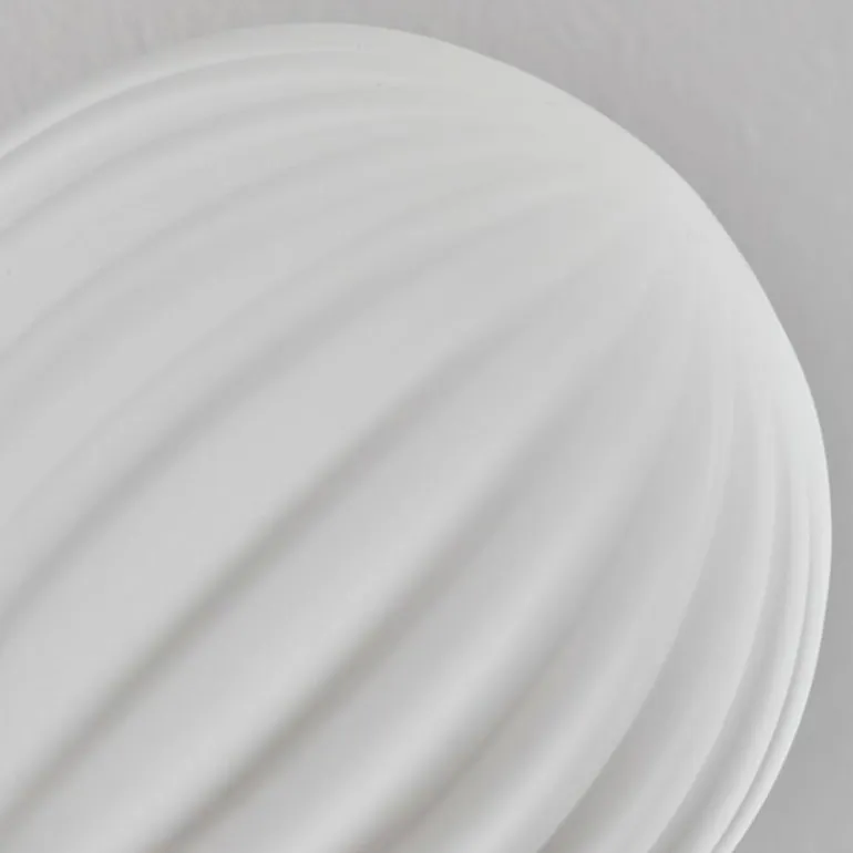 Plafonnier - Verre 10 cm Chehalis Blanc, 6 lumières