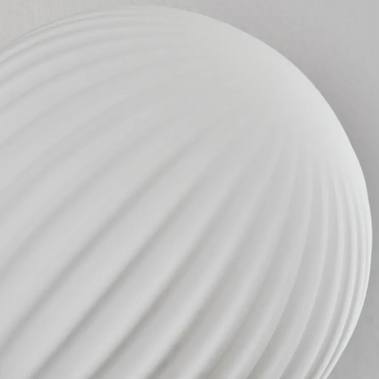 Plafonnier - Verre 15 cm Chehalis Blanc, 6 lumières
