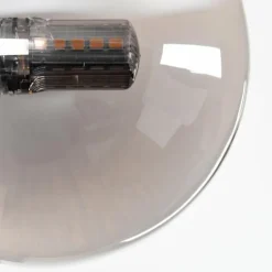Plafonnier - Verre 10 cm Chehalis Fumé, 8 lumières