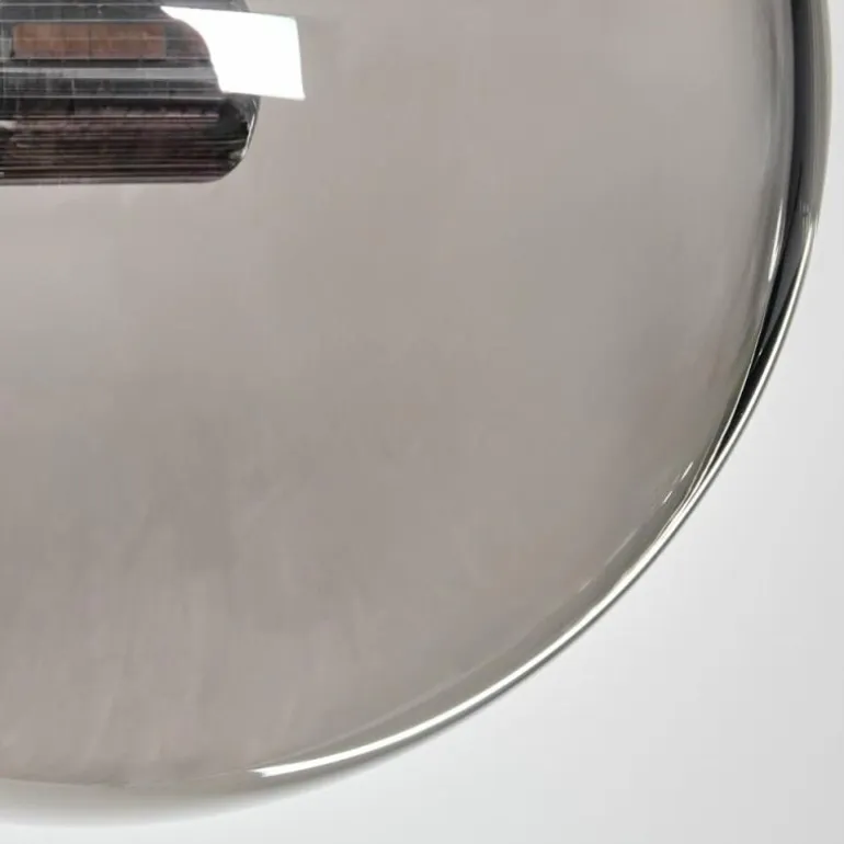 Plafonnier - Verre 12 cm Chehalis Fumé, 8 lumières