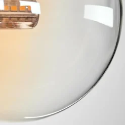 Plafonnier - Verre 12 cm Chehalis Ambre, Clair, 8 lumières