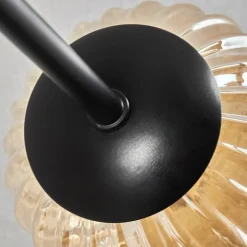 Plafonnier - Verre 10 cm Chehalis Ambre, 6 lumières