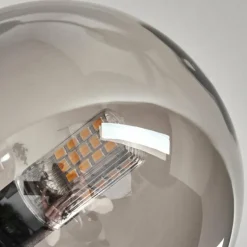 Plafonnier - Verre 10 cm Chehalis Fumé, 6 lumières