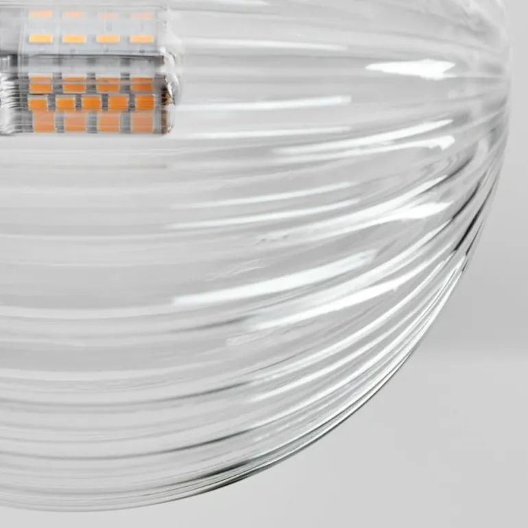 Plafonnier - Verre 12 cm Chehalis Clair, 8 lumières