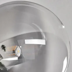 Plafonnier - Verre 15 cm Chehalis Clair, Fumé, 6 lumières