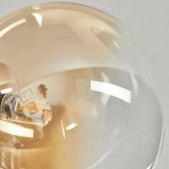 Plafonnier - Verre 15 cm Chehalis Ambre, Clair, Fumé, 6 lumières