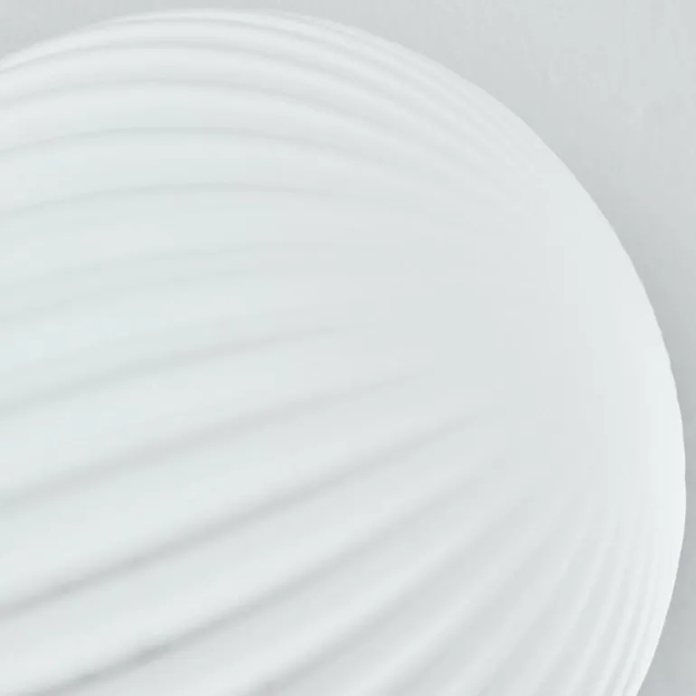 Plafonnier - Verre 15 cm Chehalis Blanc, 6 lumières