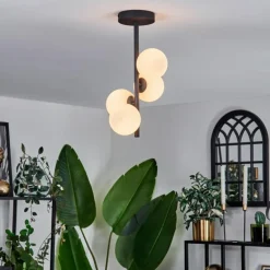 Plafonnier - Verre 10 cm Chehalis Blanc, 4 lumières