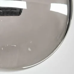 Plafonnier - Verre 12 cm Chehalis Ambre, Fumé, 4 lumières
