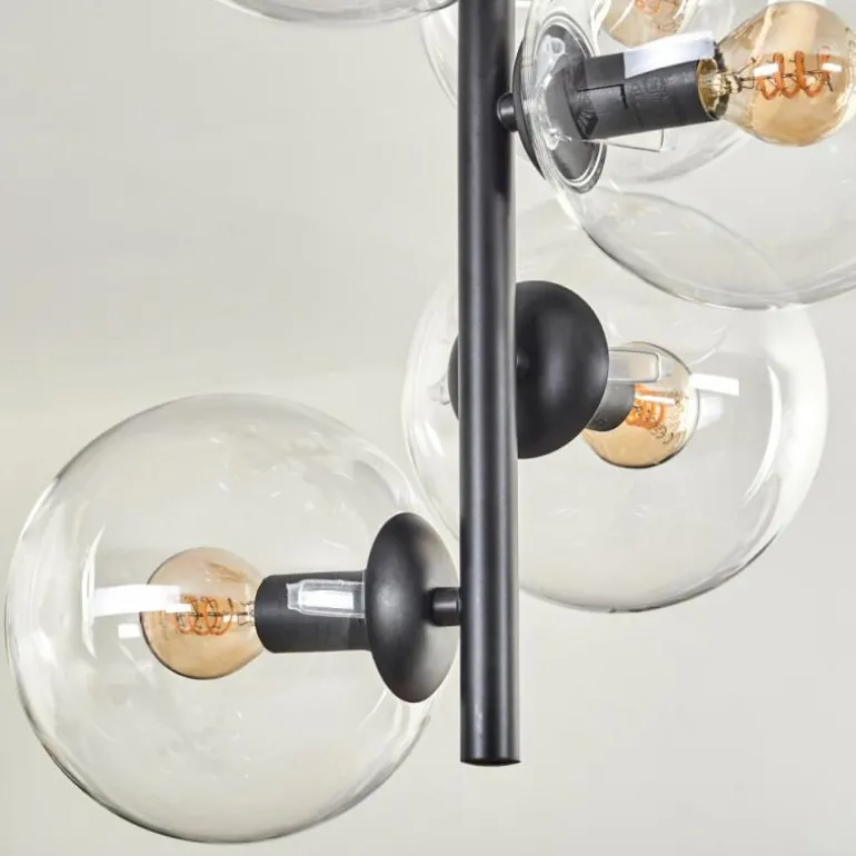 Plafonnier - Verre 15 cm Gastor Clair, 8 lumières