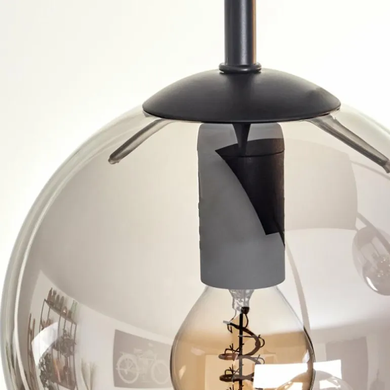 Plafonnier - Verre 15 cm Gastor Ambre, Clair, Fumé, 5 lumières